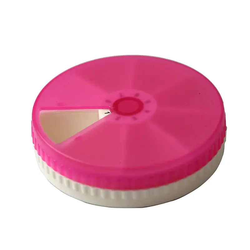 1PC Plastic 7 Slots Round Daily Weekly 7 Days Tablet Pill Medicine Holder Pill Craft Beads Box Case Organizer
1PC Plastic 7 Slots Round Daily Weekly 7 Days Tablet Pill Medicine Holder Pill Craft Beads Box Case Organizer