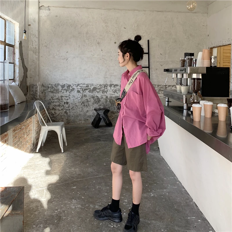 Casual Loose Women Shirts 2019 Autumn New Fashion Collar Plus Size Blouse Long Sleeve Buttons White Shirt Women Tops Streetwear
Casual Loose Women Shirts 2019 Autumn New Fashion Collar Plus Size Blouse Long Sleeve Buttons White Shirt Women Tops Streetwear