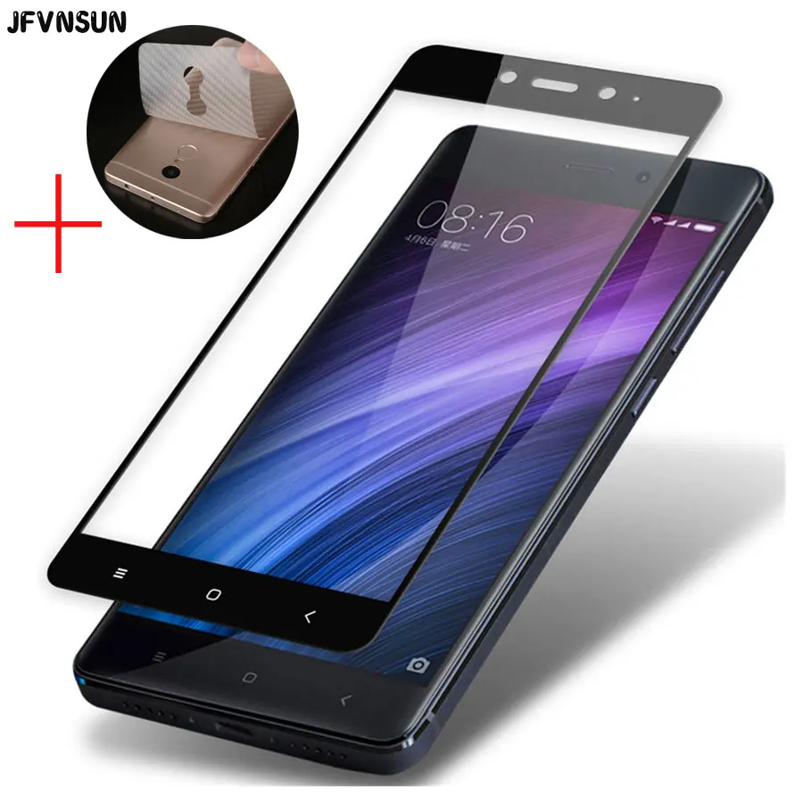 Для Xiaomi Redmi Note 4X 4 глобальная версия полноэкранная защита закаленное стекло +