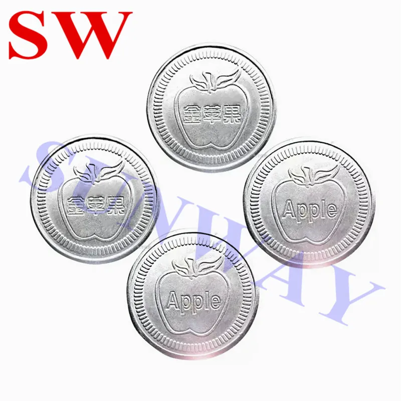 100pcs per bag Arcade Style Gaming Coin Tokens 25*1.85mm Stainless steel tokens for Arcade MAME Amusement Machine Cabinet
100pcs per bag Arcade Style Gaming Coin Tokens 25*1.85mm Stainless steel tokens for Arcade MAME Amusement Machine Cabinet