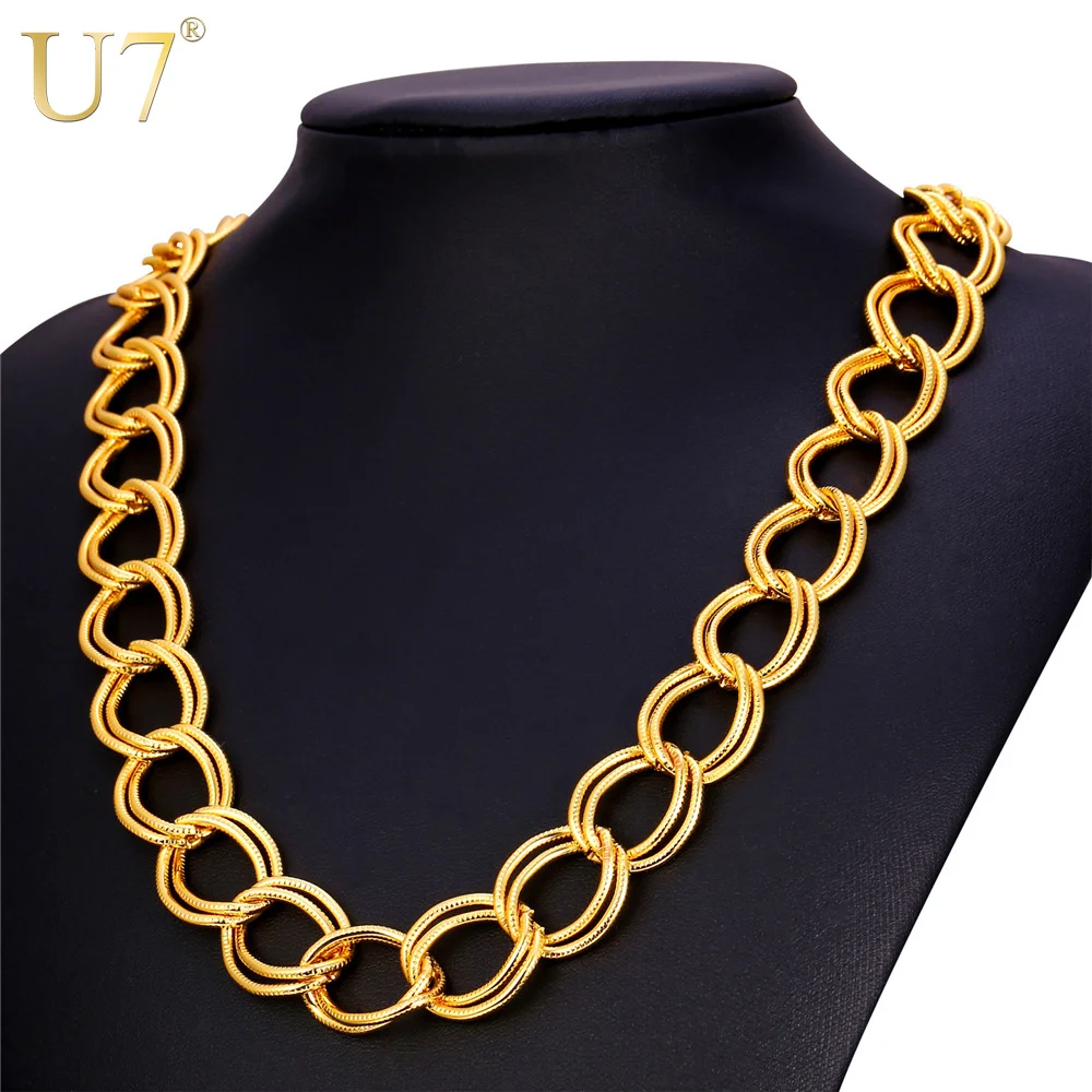 U7 Trendy American Style Chunky Big Chain For Men Jewelry Wholesale Gold Color 71CM 19MM Long HipHop Chain Men Necklace N457
U7 Trendy American Style Chunky Big Chain For Men Jewelry Wholesale Gold Color 71CM 19MM Long HipHop Chain Men Necklace N457
