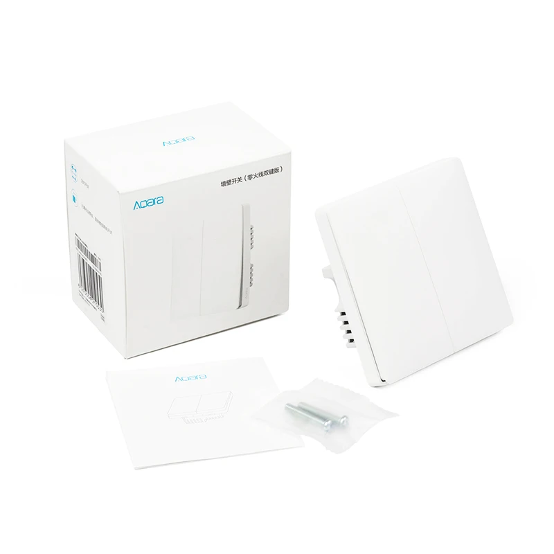 Xiaomi Aqara Smart Switchs Light Control Fire Wire Zero Line With Neutral ZigBee Wall Switch D1 With Gateway Hub
Xiaomi Aqara Smart Switchs Light Control Fire Wire Zero Line With Neutral ZigBee Wall Switch D1 With Gateway Hub