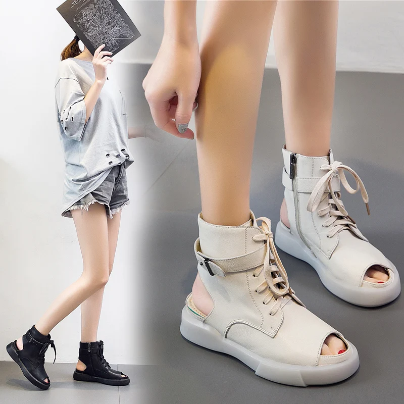 GKTINOO Women Sandals Flat Heels Genuine Leather 2019 New Summer Fashion Buckle Female Gladiator Sandals Platform Shoes Woman
GKTINOO Women Sandals Flat Heels Genuine Leather 2019 New Summer Fashion Buckle Female Gladiator Sandals Platform Shoes Woman