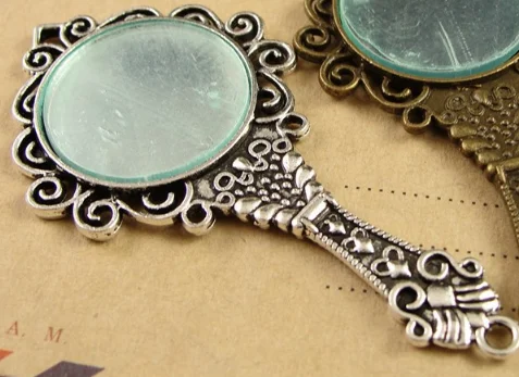 10pcs charm mirror pendant 68*35MM 8.9g Antique silver bronze Accessories Handmade earrings bracelet necklace Jewelry Making DIY
10pcs charm mirror pendant 68*35MM 8.9g Antique silver bronze Accessories Handmade earrings bracelet necklace Jewelry Making DIY