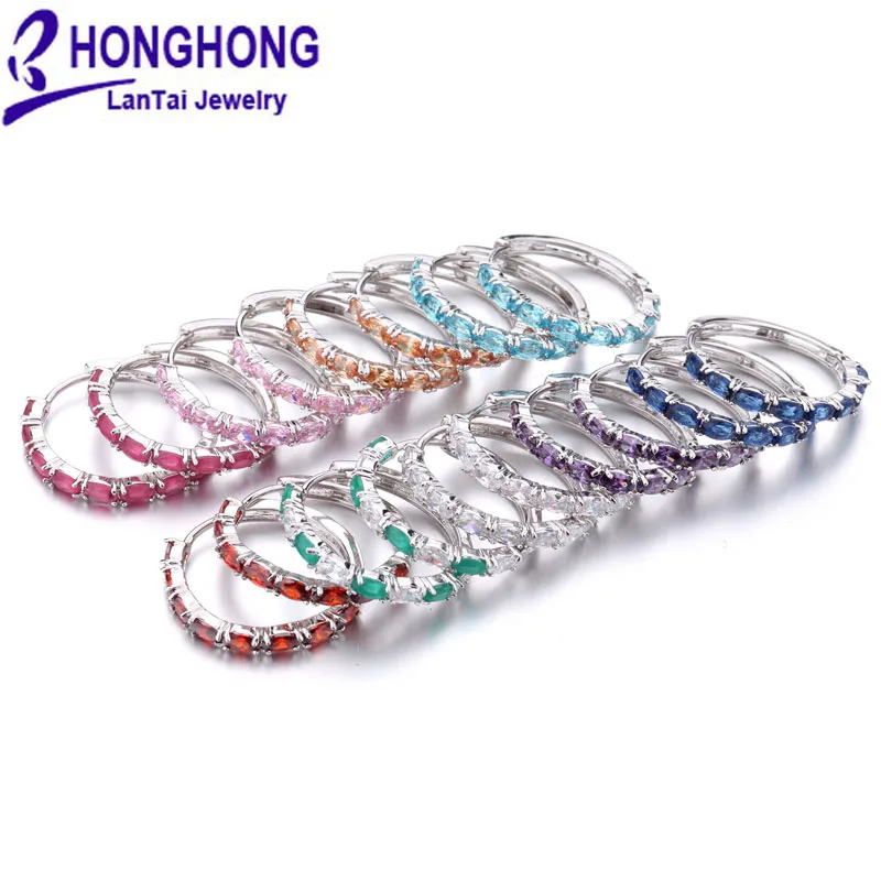 Multicolor Cubic Zirconia Simple Round Earrings Luxury for women Circle Loop Earrings fashion Jewelry
Multicolor Cubic Zirconia Simple Round Earrings Luxury for women Circle Loop Earrings fashion Jewelry