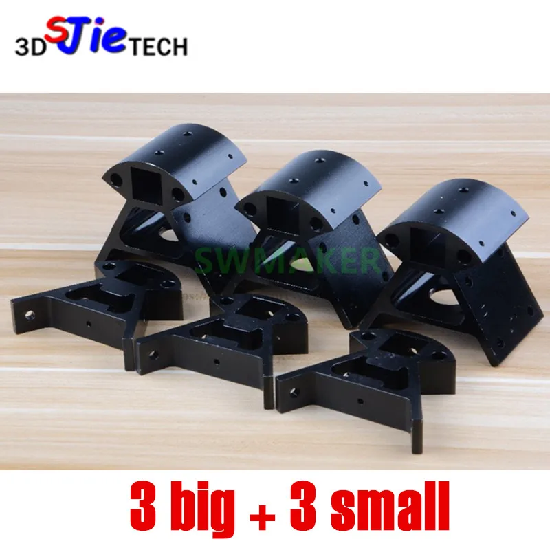 6pcs/set RepRap Delta Kossel Mini Corner Fitting Aluminium Alloy Mount Frame Bottom Vertex+Top kit For 3d Printer 2020 Extrusion
6pcs/set RepRap Delta Kossel Mini Corner Fitting Aluminium Alloy Mount Frame Bottom Vertex+Top kit For 3d Printer 2020 Extrusion