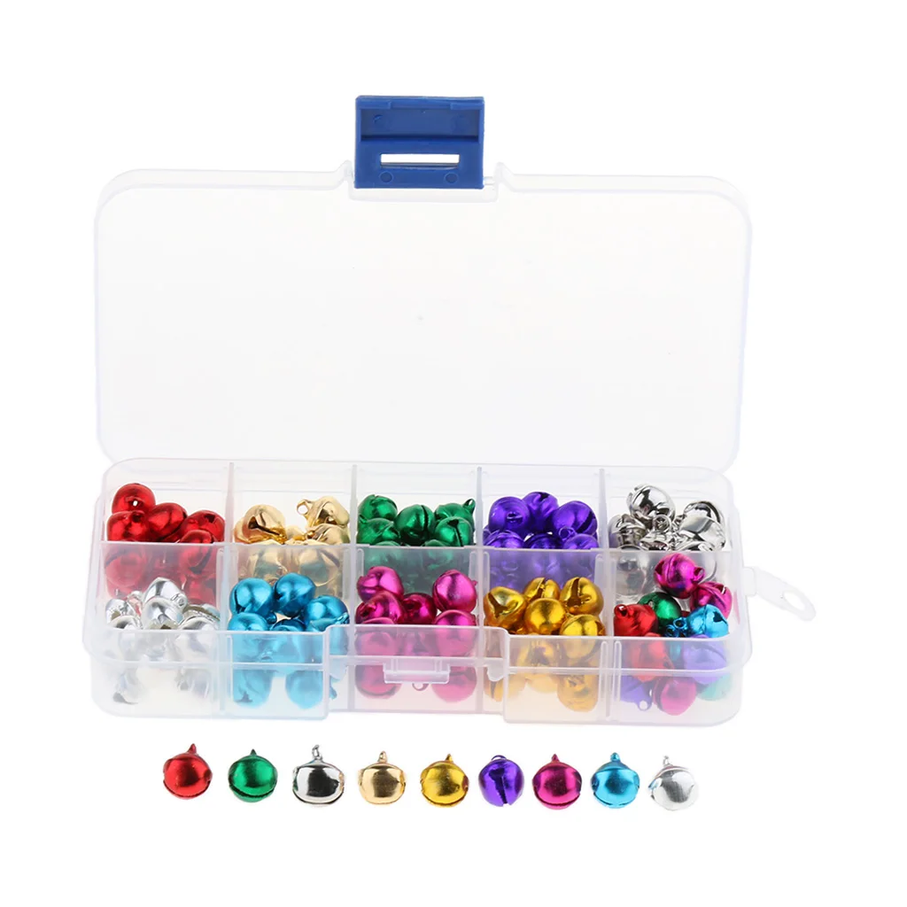100 pieces 12mm Christmas Jingle Bells for Festival Party Decoration DIY Craft Bells Jewelry Making in Assorted Colors
100 pieces 12mm Christmas Jingle Bells for Festival Party Decoration DIY Craft Bells Jewelry Making in Assorted Colors