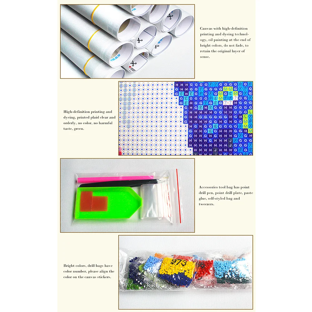 5D Алмазная вышивка значок DIY крестиком стразы для рукоделия мозаика настенная