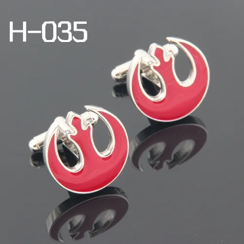 

Men's Accessories Free Shipping:High Quality Cufflinks For Men Superhero 2016Cuff Links Wholesales Red Alliance Starbird