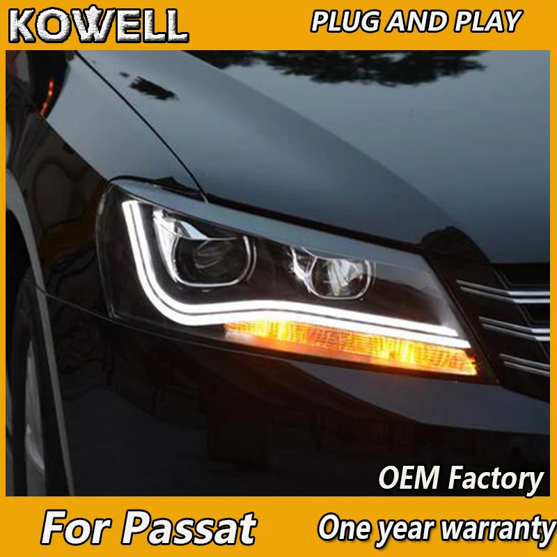KOWELL Car Styling for VW Passat B7 Headlights 2011-2015 America Passat CC LED Headlight DRL Bi Xenon Lens High Low Beam Parking
KOWELL Car Styling for VW Passat B7 Headlights 2011-2015 America Passat CC LED Headlight DRL Bi Xenon Lens High Low Beam Parking