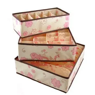 Foldable box Bamboo Charcoal fibre Storage Box for bra underwear necktie socks 3pcs/set Free shipping
Foldable box Bamboo Charcoal fibre Storage Box for bra underwear necktie socks 3pcs/set Free shipping
