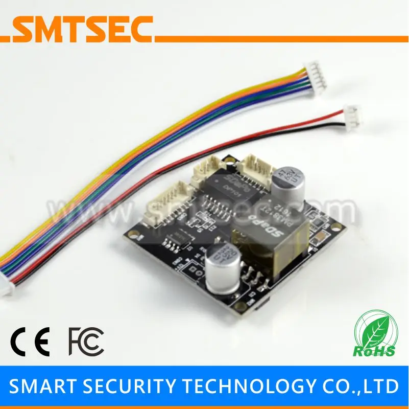 Модуль SMTSEC 38x38 мм IEEE802.3af/at 12 Вт (12 В/1 а) PoE для модуля IP камеры H.265|smtsec| |