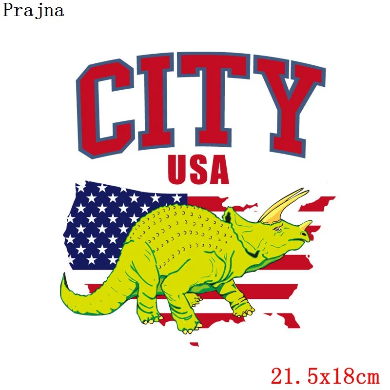 Prajna Cool Dinosaur Heat Transfers Dino CITY Canada Iron On Patches For Clothing DIY Sticker Baby Jeans USA Ornaments Jeans
Prajna Cool Dinosaur Heat Transfers Dino CITY Canada Iron On Patches For Clothing DIY Sticker Baby Jeans USA Ornaments Jeans