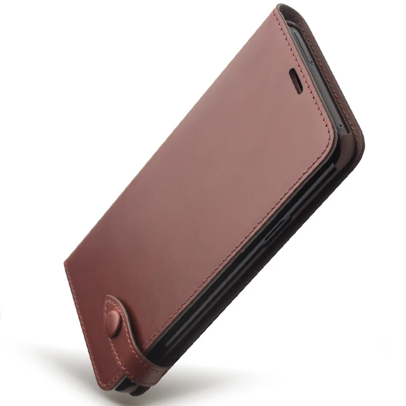 Роскошный чехол книжка из натуральной кожи для Sumsang Galaxy S9 + Plus Стильный деловой