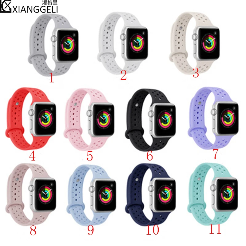 Аксессуары для часов Apple apple watch1/2/3 силиконовый ремешок iwatch для мужчин и женщин для спорта на открытом воздухе водонепроницаемый ремешок для ...
Аксессуары для часов Apple apple watch1/2/3 силиконовый ремешок iwatch для мужчин и женщин для спорта на открытом воздухе водонепроницаемый ремешок для ...