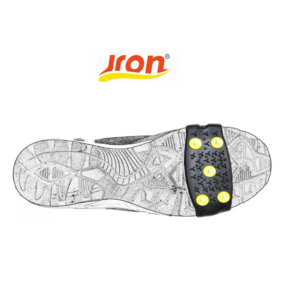 Jron 5 пар скобы для ходьбы по снегу и льду Нескользящие шипы для обуви Зажимы скобы Альпинизм захват для льда
Jron 5 пар скобы для ходьбы по снегу и льду Нескользящие шипы для обуви Зажимы скобы Альпинизм захват для льда