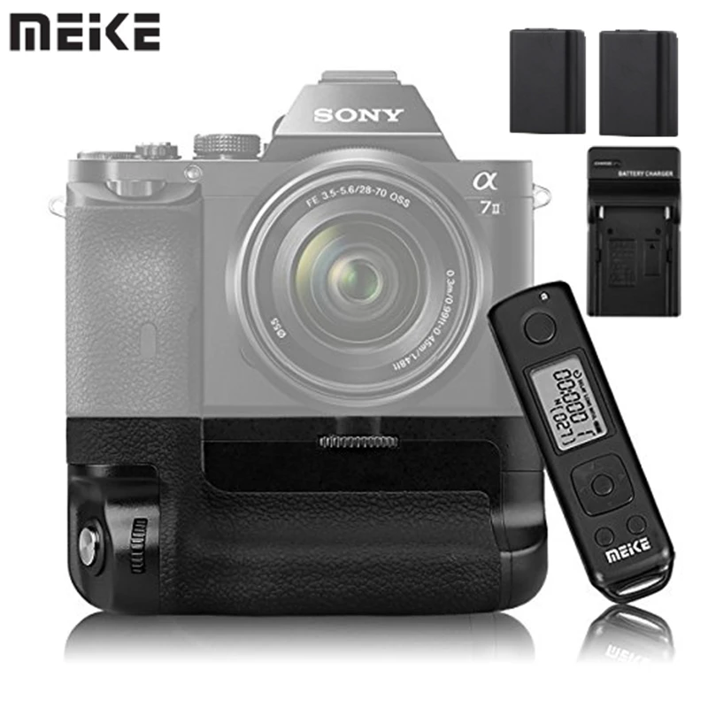Встроенная беспроводная Батарейная ручка Meike MK A7II Pro 2 4g с зарядным устройством FW50
