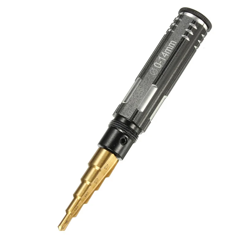 Portable High Strength Multi-level Reamer 4-12mm Titanium Steel Alloy Reaming Tool with Cap
Portable High Strength Multi-level Reamer 4-12mm Titanium Steel Alloy Reaming Tool with Cap