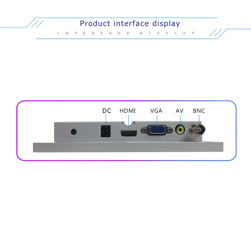 7-дюймовый белый BNC ЖК-монитор медицинское оборудование промышленное