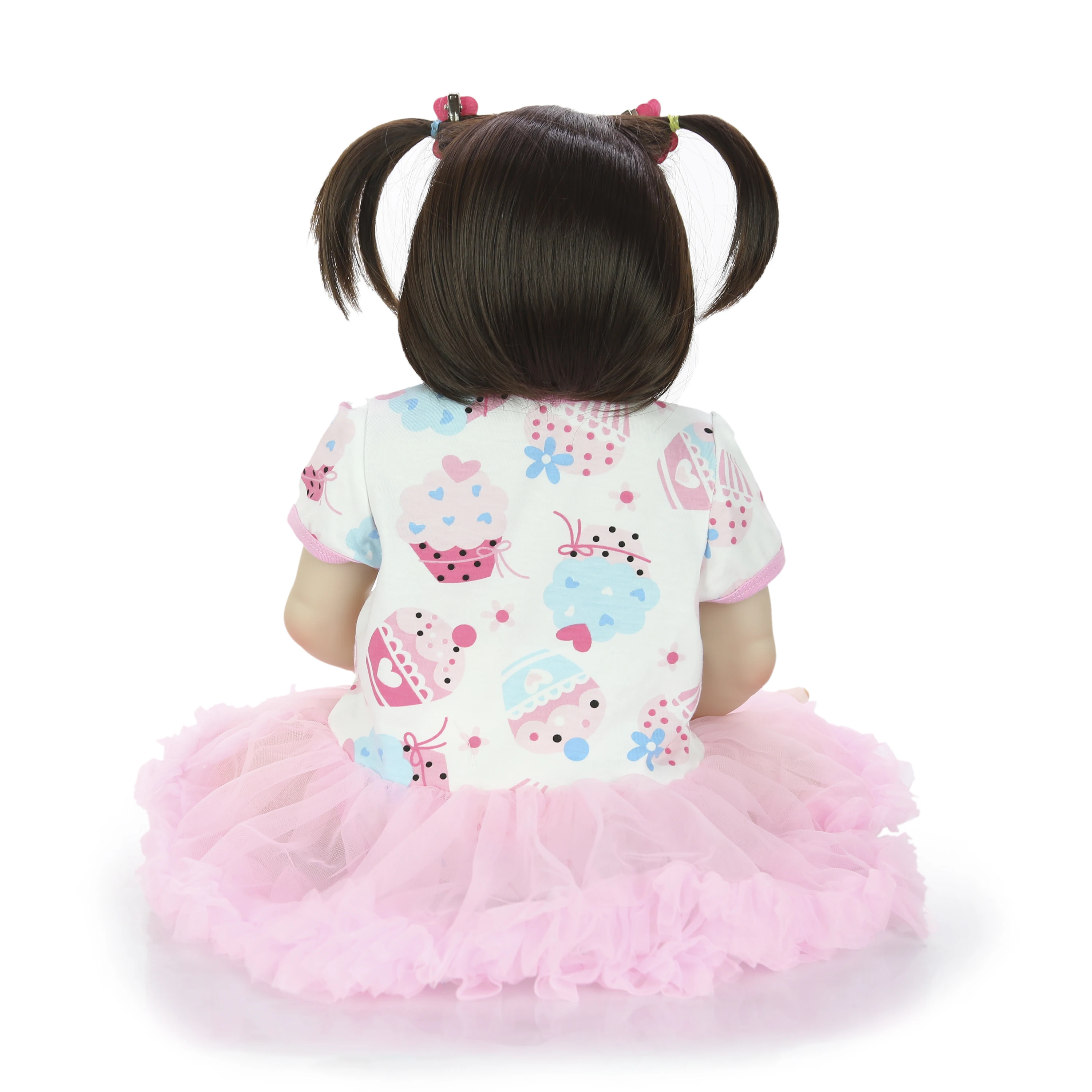 Full Silicone Vinyl 23'' Reborn Dolls Babies Girl Real Like Princess Reborn bebe 57 cm Fashion Educational DIY Toys For Birthday
Full Silicone Vinyl 23'' Reborn Dolls Babies Girl Real Like Princess Reborn bebe 57 cm Fashion Educational DIY Toys For Birthday
