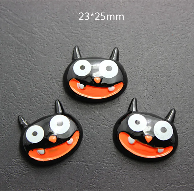 23*25mm 10pcs Cute Halloween Black Cat Resin Cabochons Flatback Art Supply DIY Crafts Scrapbooking
23*25mm 10pcs Cute Halloween Black Cat Resin Cabochons Flatback Art Supply DIY Crafts Scrapbooking