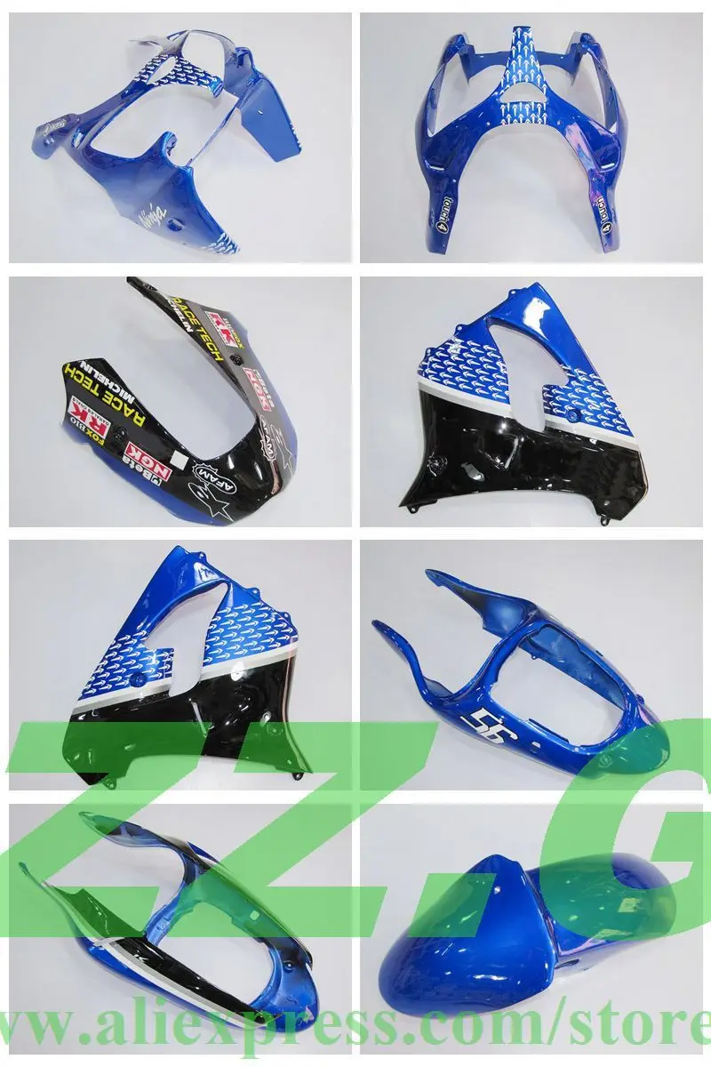 Blue Black Fairing kit FOR KAWASAKI NINJA ZX9R 00-03 ZX 9R 00 01 02 03 ZX-9R 9 R 2000 2001 2002 2003 fairing kits #dmm0 LZZGP
Blue Black Fairing kit FOR KAWASAKI NINJA ZX9R 00-03 ZX 9R 00 01 02 03 ZX-9R 9 R 2000 2001 2002 2003 fairing kits #dmm0 LZZGP