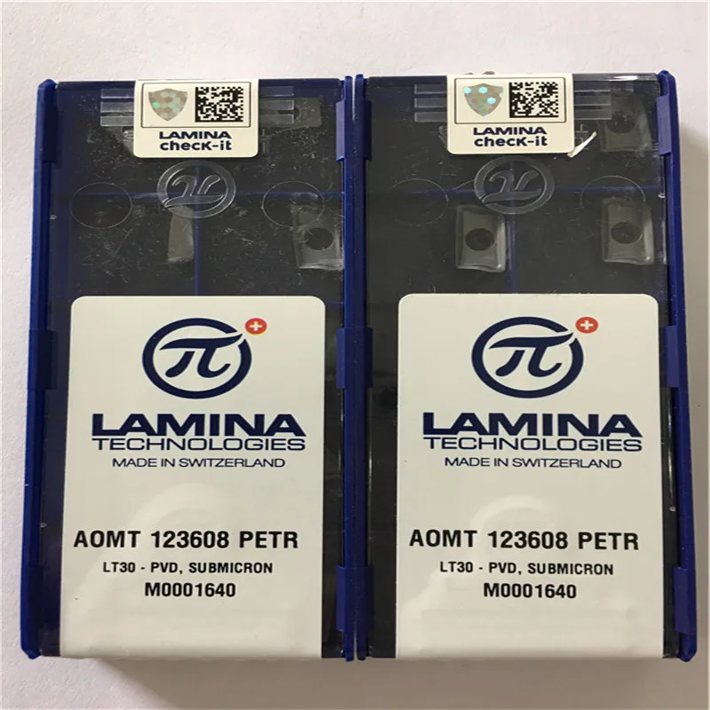 AOMT123608PETR LT30 100% Original LAMINA carbide insert with the best quality 10pcs/lot free shipping
AOMT123608PETR LT30 100% Original LAMINA carbide insert with the best quality 10pcs/lot free shipping