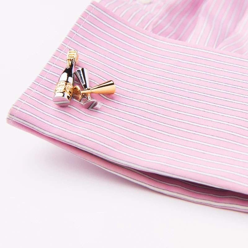 Fashion gold plating cufflinks champagne and wine bottle for business men french shirt cuff links
Fashion gold plating cufflinks champagne and wine bottle for business men french shirt cuff links