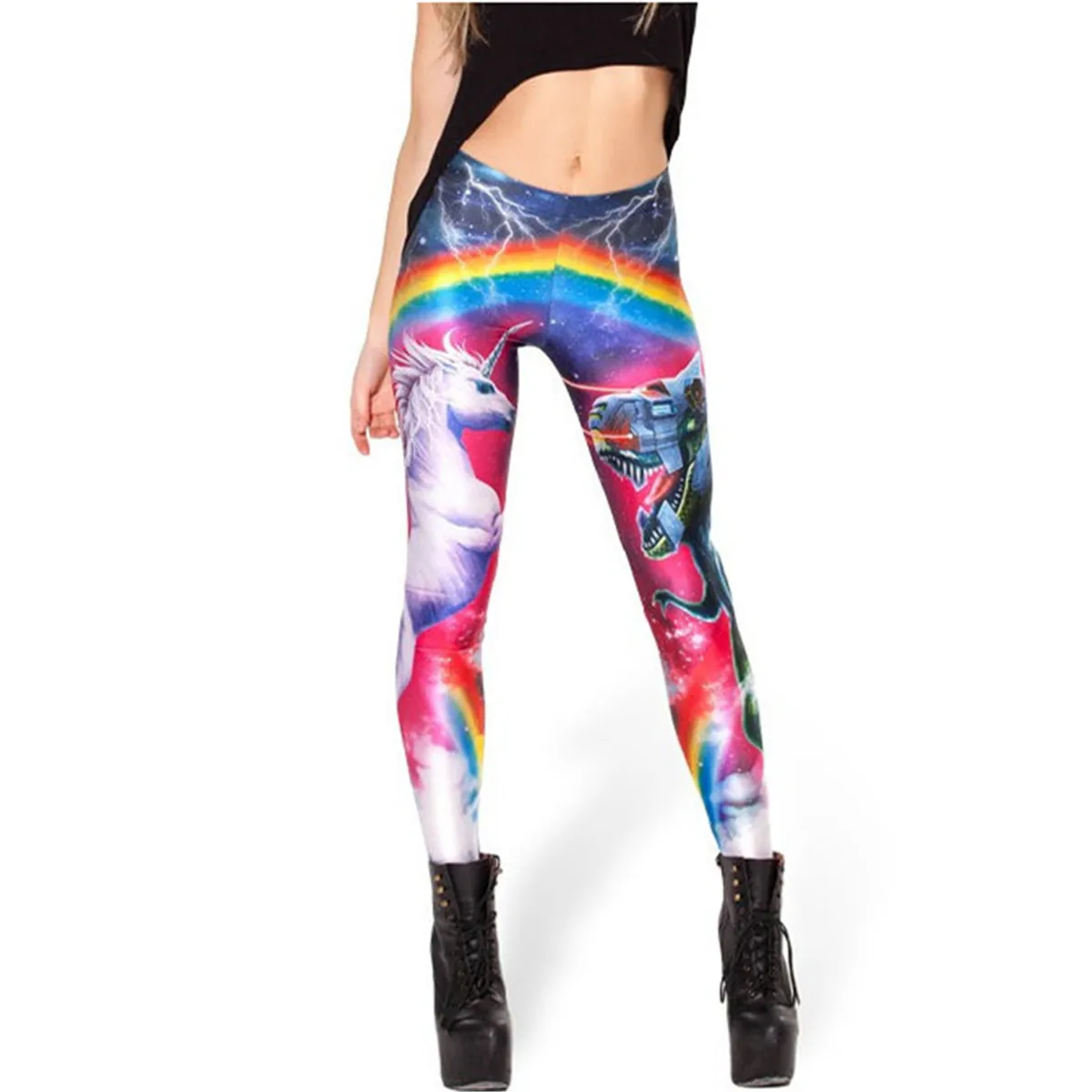 New Clothing for Women Sexy 3D Clothings Graphic Rainbow Unicorn Printed Stretchy Leggings Pant New Funky Tattoo Trousers
New Clothing for Women Sexy 3D Clothings Graphic Rainbow Unicorn Printed Stretchy Leggings Pant New Funky Tattoo Trousers