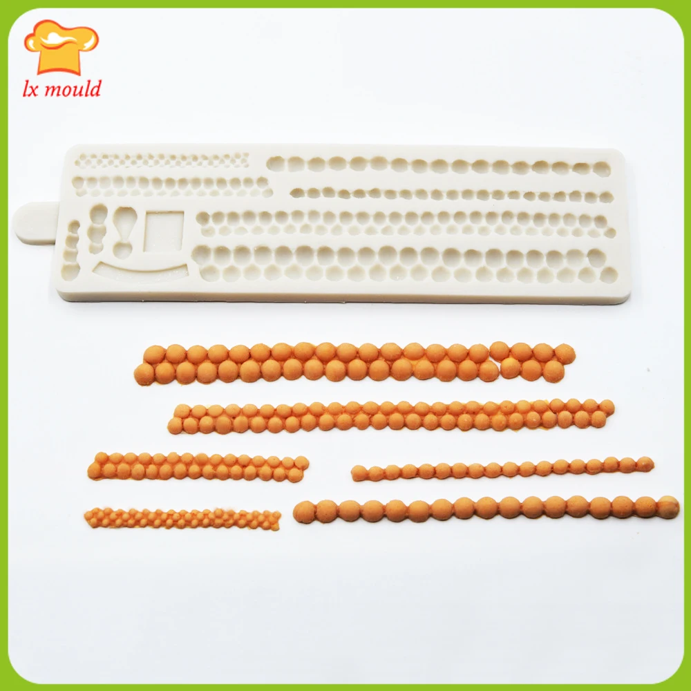 Pearl Fondant Mould Modeling Surrounding Baking Decoration Silicone Mold Necklace Braid Twist Rope
Pearl Fondant Mould Modeling Surrounding Baking Decoration Silicone Mold Necklace Braid Twist Rope