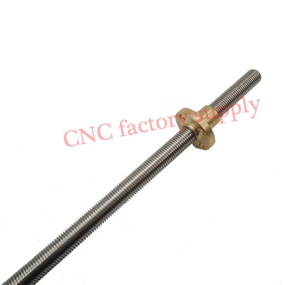 Hot sale 3pcs/lot 3D Printer THSL-500-8D Lead Screw Dia 8MM Pitch 1mm Lead 1mm Length 500mm with Copper Nut
Hot sale 3pcs/lot 3D Printer THSL-500-8D Lead Screw Dia 8MM Pitch 1mm Lead 1mm Length 500mm with Copper Nut