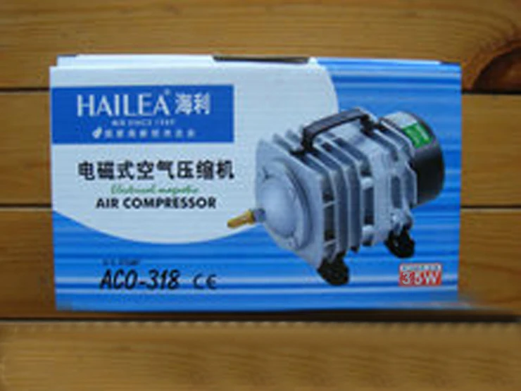 1piece NEW 70L/min 35W Hailea ACO-318 Electromagnetic Air Compressor,aquarium air pump,Fish Tank Oxygen AirPump, Free Shipping
1piece NEW 70L/min 35W Hailea ACO-318 Electromagnetic Air Compressor,aquarium air pump,Fish Tank Oxygen AirPump, Free Shipping