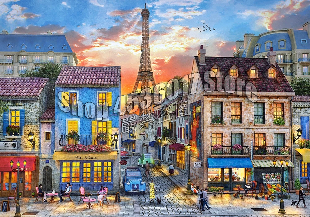 Diy Diamond Painting Full Cross Stitch Diamond Mosaic Streets of Paris Buildings France Art Paintings Home Decor Christmas gifts
Diy Diamond Painting Full Cross Stitch Diamond Mosaic Streets of Paris Buildings France Art Paintings Home Decor Christmas gifts