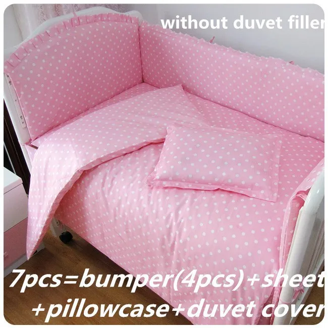 6/7PCS nordic baby pink dot Baby Bedding Set Fashion Design Thinking For Baby Toddler Baby Bed Linens,120*60/120*70cm
6/7PCS nordic baby pink dot Baby Bedding Set Fashion Design Thinking For Baby Toddler Baby Bed Linens,120*60/120*70cm