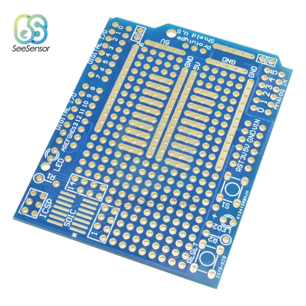 Прототипная печатная плата для Arduino, щит, экран, искусственное волокно, 2 мм, 2,54 мм, шаг, модуль «сделай сам»
Прототипная печатная плата для Arduino, щит, экран, искусственное волокно, 2 мм, 2,54 мм, шаг, модуль «сделай сам»