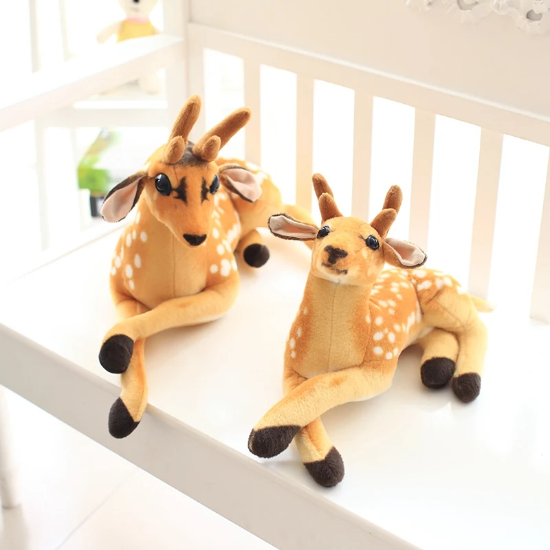 The world of animals simulation sika deer baby doll Sitting position Plush toys pillows children birthday gift Home decoration
The world of animals simulation sika deer baby doll Sitting position Plush toys pillows children birthday gift Home decoration