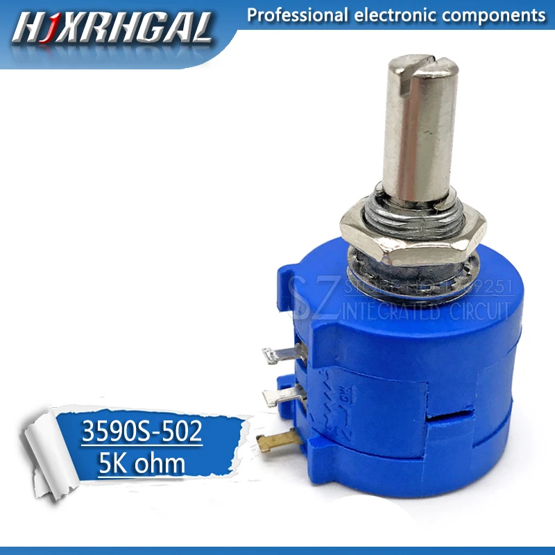 1PCS 3590S-2-502L 3590S 5K ohm 3590S-2-502 3590S-502 502 Precision Multiturn Potentiometer 10 Ring Adjustable Resistor hjxrhgal
1PCS 3590S-2-502L 3590S 5K ohm 3590S-2-502 3590S-502 502 Precision Multiturn Potentiometer 10 Ring Adjustable Resistor hjxrhgal