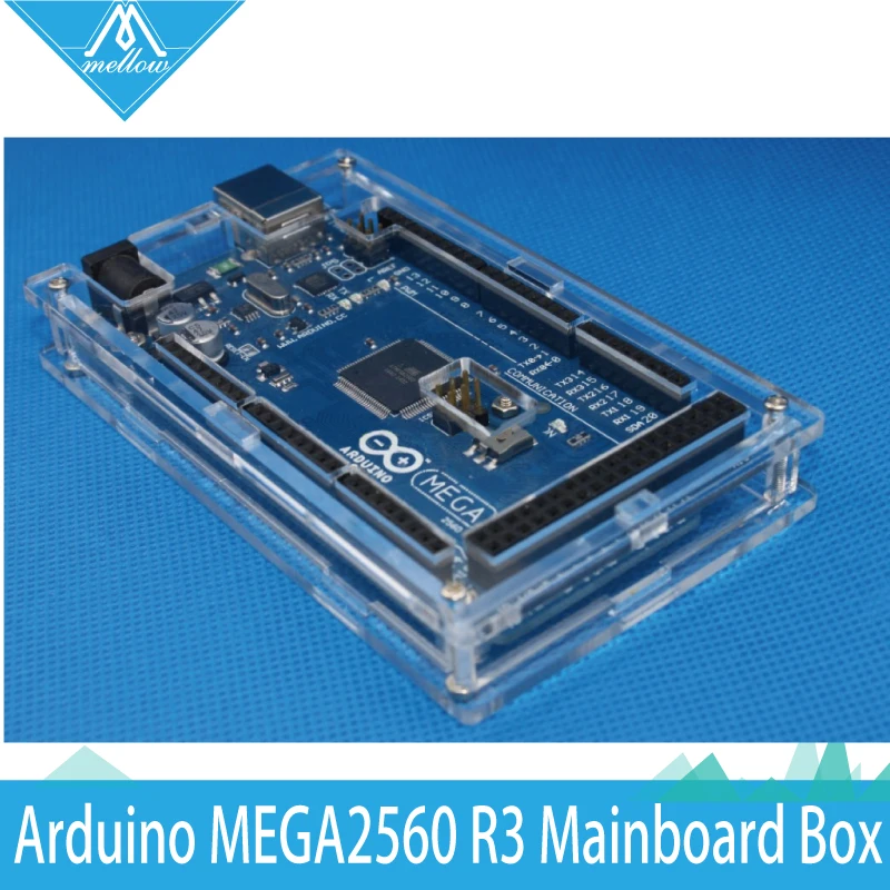 1 шт. прозрачная акриловая коробка совместимая с Arduino Mega 2560 R3 чехол Mega2560