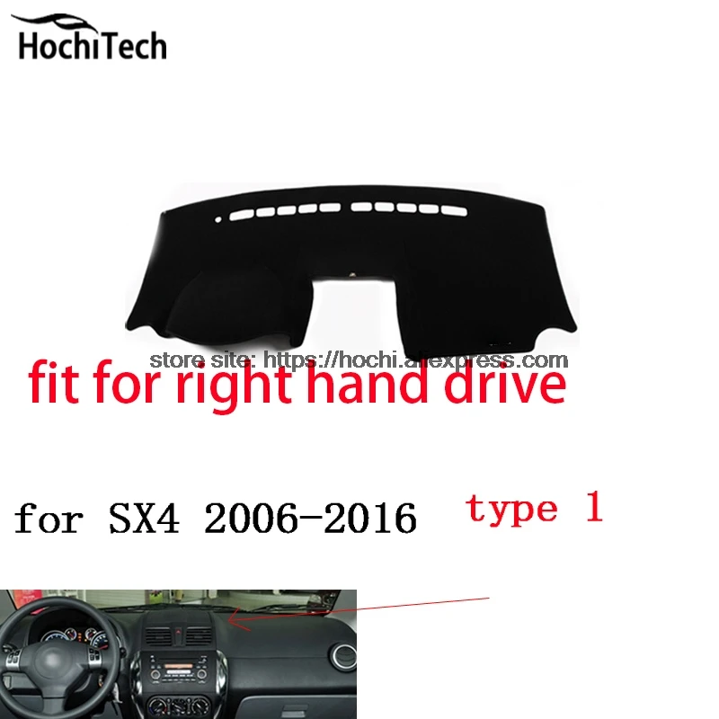 For Suzuki SX4 06-16 right hand drive dashboard mat Protective pad black Red car-styling Interior Refit sticker Mat products
For Suzuki SX4 06-16 right hand drive dashboard mat Protective pad black Red car-styling Interior Refit sticker Mat products