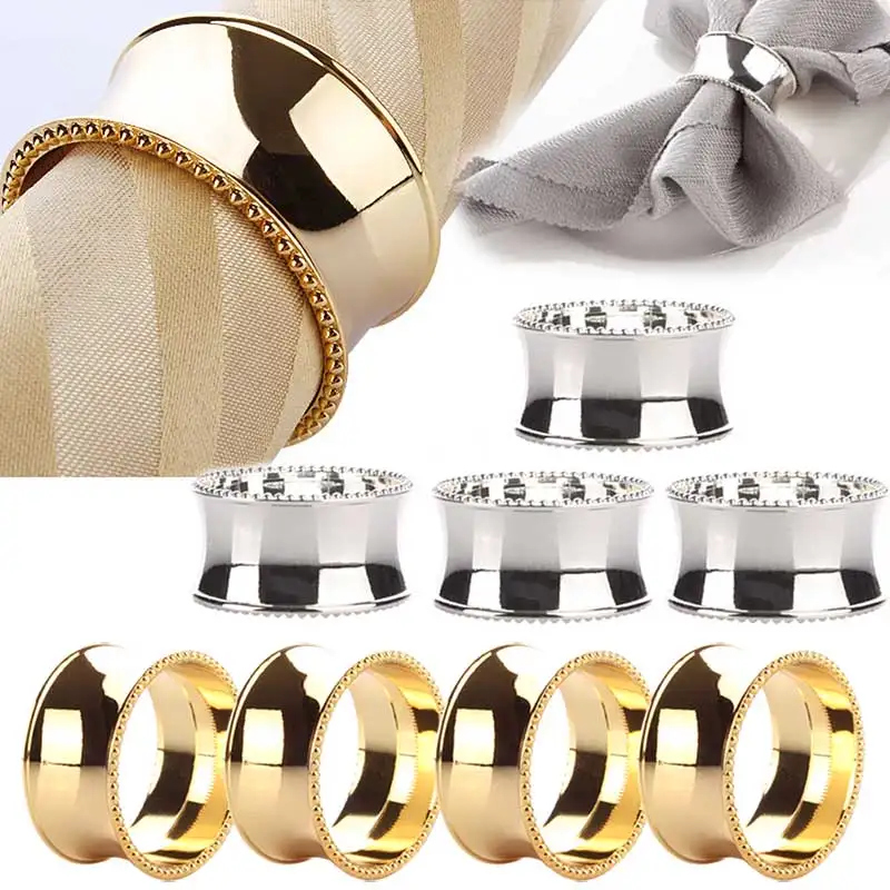 4pcs Stainless Steel Napkin Rings for Dinners Parties Weddings Hotel Supplies Diameter 4.5cm DC156
4pcs Stainless Steel Napkin Rings for Dinners Parties Weddings Hotel Supplies Diameter 4.5cm DC156