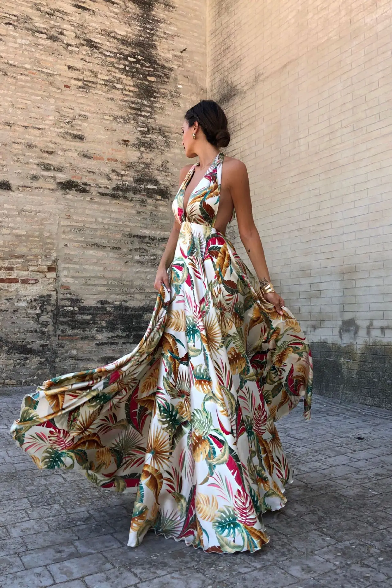 Womens Summer Boho Maxi Long Dress Evening Party Beach Dresses Sundress Floral Halter Dress Summer 2019 Vestidos De Festa
Womens Summer Boho Maxi Long Dress Evening Party Beach Dresses Sundress Floral Halter Dress Summer 2019 Vestidos De Festa
