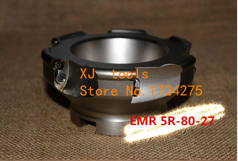 EMR-5R-80-27-6T, round nose surface CNC milling cutter,milling cutter tools,Face Milling Cutter Head carbide Insert RPMT/W1003
EMR-5R-80-27-6T, round nose surface CNC milling cutter,milling cutter tools,Face Milling Cutter Head carbide Insert RPMT/W1003