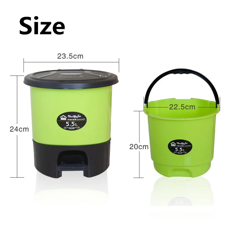 Creative Pedal Trash Cans Double Cover Pressing Practical Multifunction Livingroom Household Garbage Classification Waste Bins
Creative Pedal Trash Cans Double Cover Pressing Practical Multifunction Livingroom Household Garbage Classification Waste Bins