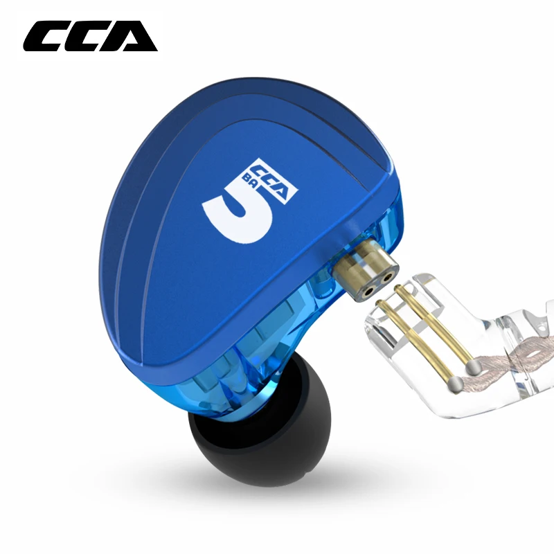 Оригинальный CCA A10 наушники 5BA блок драйвер HIFI для мониторинга с микрофоном