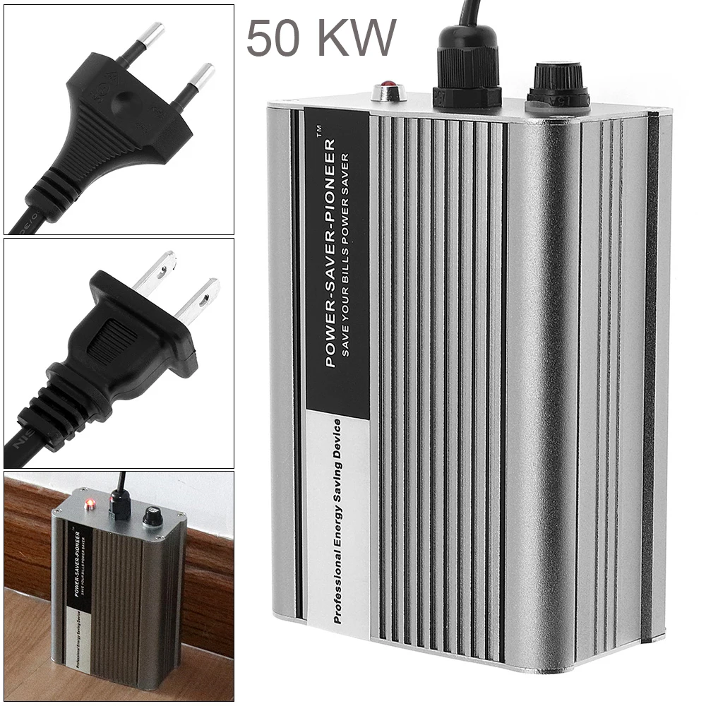 50KW Intelligent Electricity Saving Box 90-250V Power Factor Energy Saver ahorradorde Electricity Bill Killer with EU/UK Plug
50KW Intelligent Electricity Saving Box 90-250V Power Factor Energy Saver ahorradorde Electricity Bill Killer with EU/UK Plug