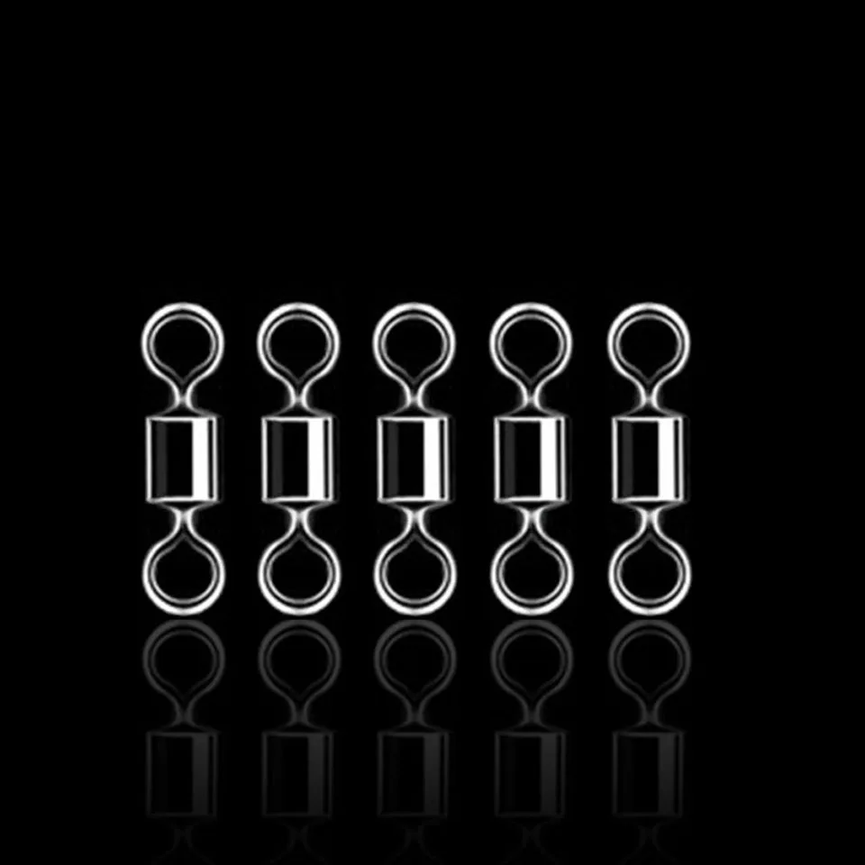 50Pcs/Lot Fishing Swivels Ball Bearing Rolling Swivel Solid Rings Ocean Boat River Fishing Hook Connector Accessories
50Pcs/Lot Fishing Swivels Ball Bearing Rolling Swivel Solid Rings Ocean Boat River Fishing Hook Connector Accessories