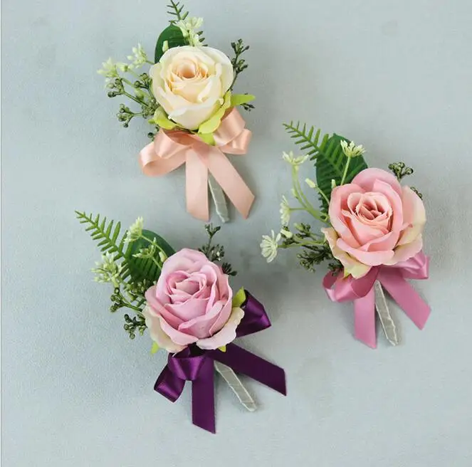 New 5PCS New DIY corsage flower Free shipping bride groom bridesmaids corsage brooch hand wrist flower wedding photography props
New 5PCS New DIY corsage flower Free shipping bride groom bridesmaids corsage brooch hand wrist flower wedding photography props