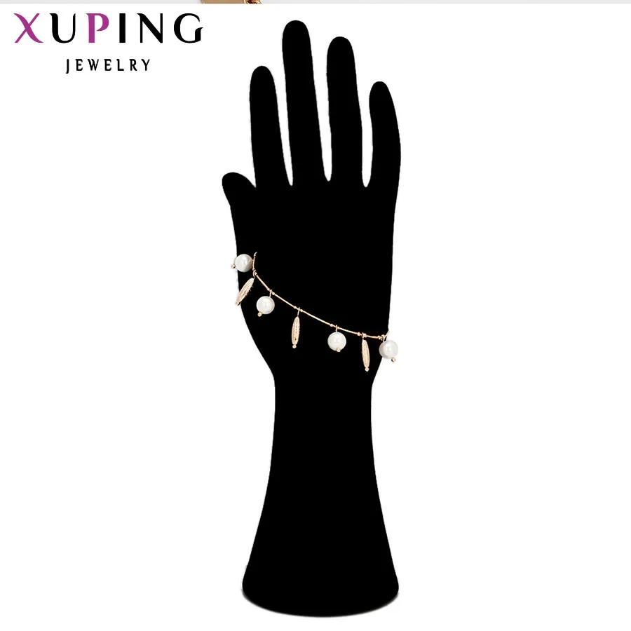Xuping Модный Браслет Новое поступление элегантные женские браслеты дружбы золотой