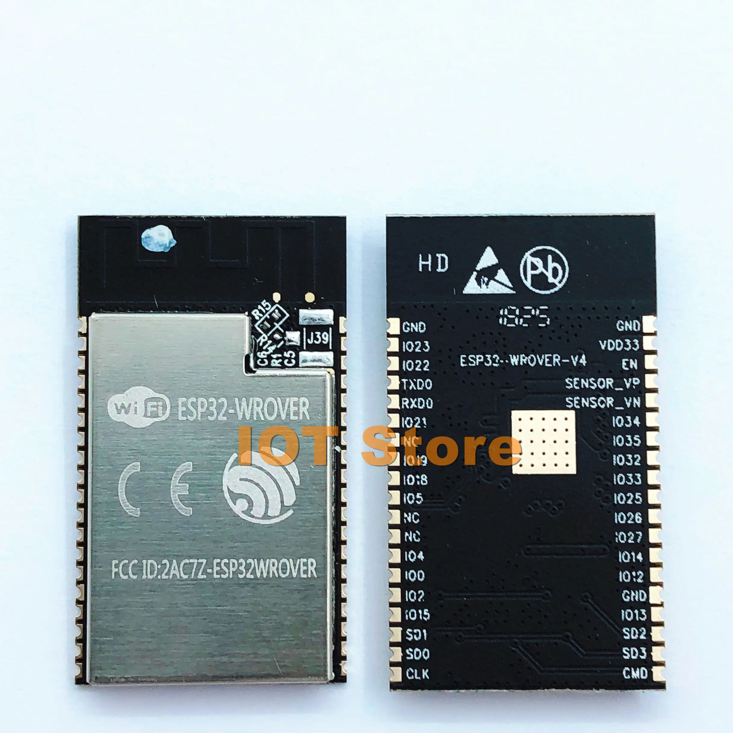 50 шт. ESP32-WROVER SMD модуль PCB антенна D0WDQ6 WiFi беспроводной модуль с 4 Мб FLASH + 4 Мб PSRAM
50 шт. ESP32-WROVER SMD модуль PCB антенна D0WDQ6 WiFi беспроводной модуль с 4 Мб FLASH + 4 Мб PSRAM