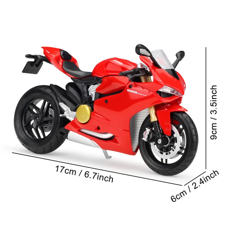 1:12 Maisto Ducati 1199 Motorcycle Toy Alloy Assembled Motor Car Vehicle Building Kits Toys For Children
1:12 Maisto Ducati 1199 Motorcycle Toy Alloy Assembled Motor Car Vehicle Building Kits Toys For Children